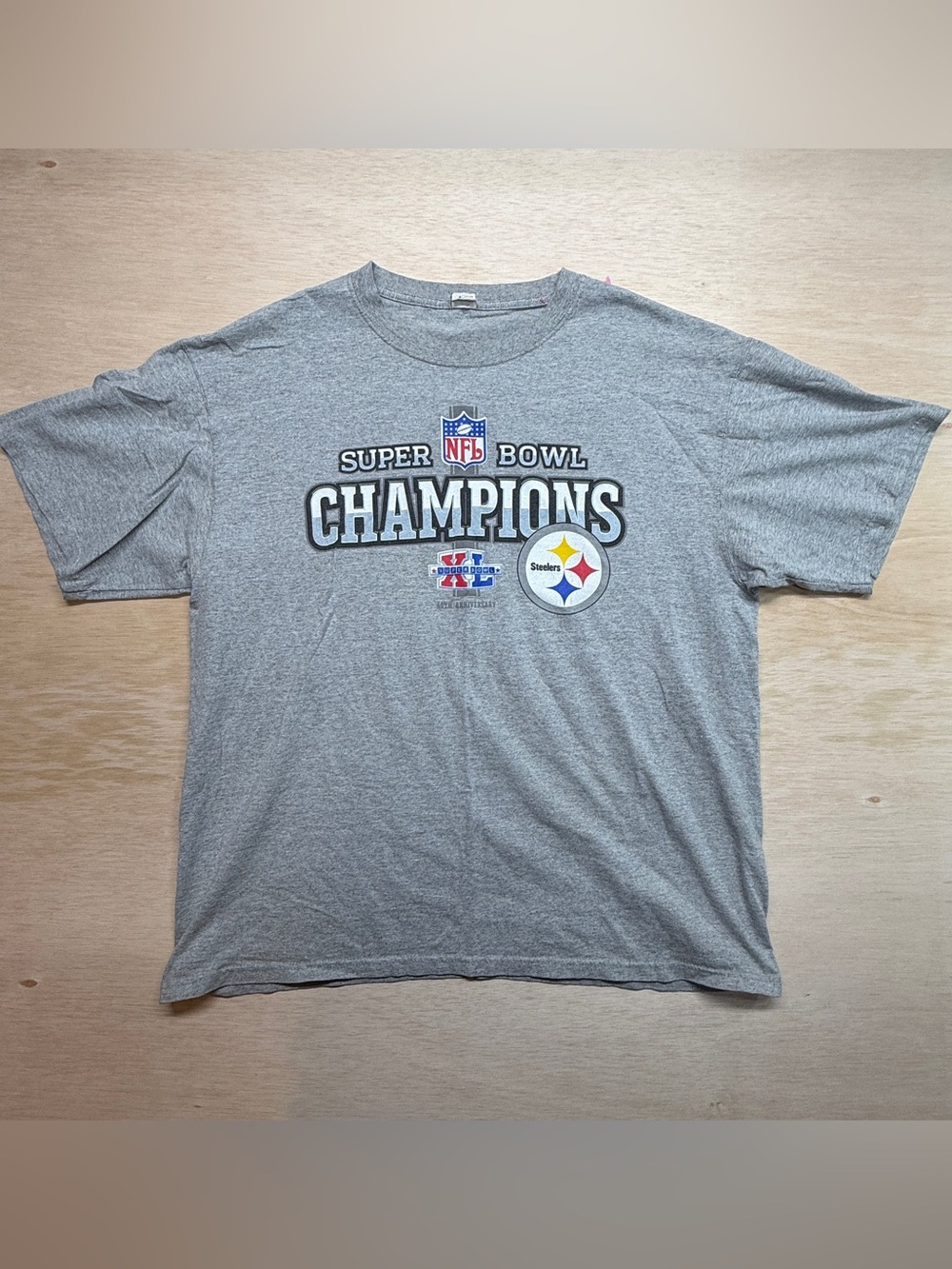 VTG Y2K Pittsburgh Steelers Super Bowl XL Shirt XL NFL Football VF Sportswear